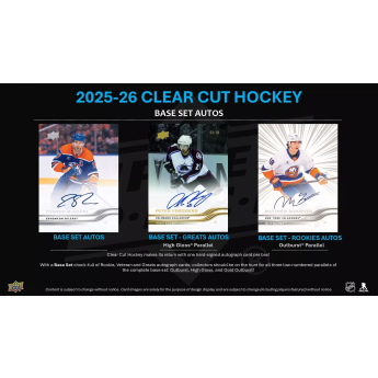 NHL cutii Cărți de hochei NHL 2025-26 Upper Deck Clear Cut Hockey Hobby Box