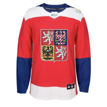 Echipa națională de hochei tricou de hochei Czech republic Adidas World Cup 2016 Authentic Jersey red