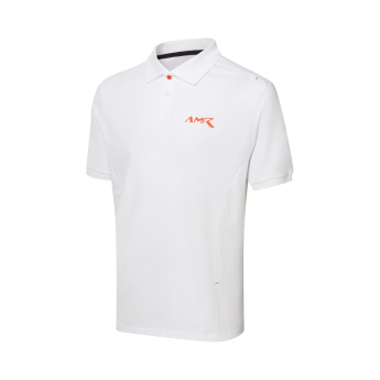 Aston Martin tricou polo AMR Logo white 2026