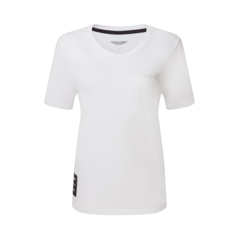 Aston Martin tricou de dama AMR Logo white 2026