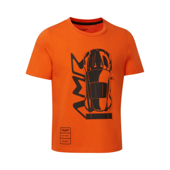 Aston Martin tricou de copii AMR Graphic orange 2026