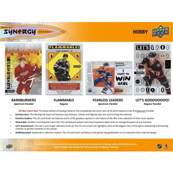 NHL cutii Cărți de hochei NHL 2023-24 Upper Deck Synergy Hobby Box