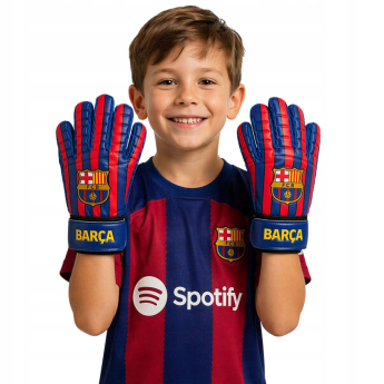 FC Barcelona mănuși de portar pentru copii size 7