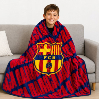 FC Barcelona pătură Logo yellow