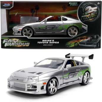 Modele auto și moto model 1/24 Fast & Furious 1995 Silver 25th Anniversary Edition