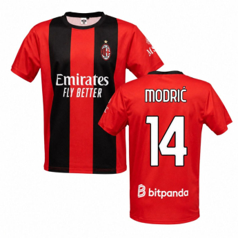 AC Milan tricou de fotbal pentru copii 26/27 MODRIC home