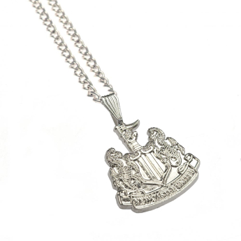 Newcastle United lănțișor de gât cu pandantiv Silver Plated Pendant & Chain XL