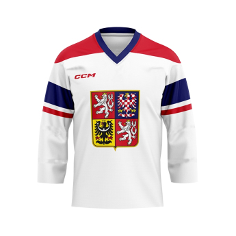 Echipa națională de hochei tricou de hochei Radko Gudas #3 2024 CCM Fandres replica white