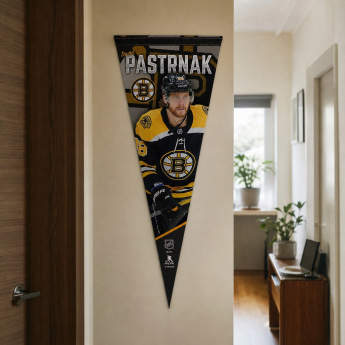 Boston Bruins drapel David Pastrnak Premium Pennant
