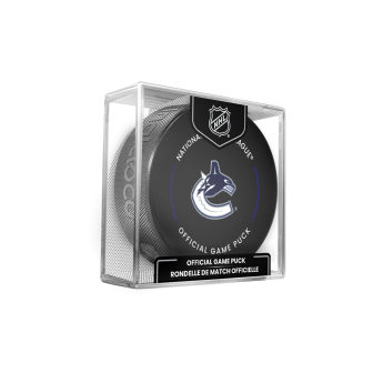 Vancouver Canucks puc Official Game Puck 2022-2023