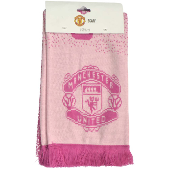 Šála MANCHESTER UNITED Knit pink