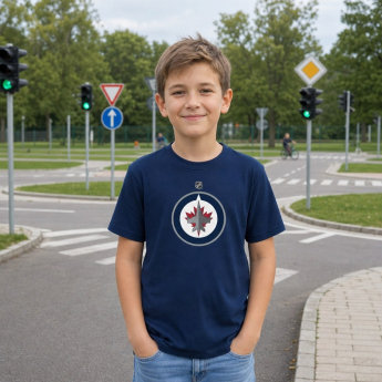 Winnipeg Jets tricou de copii Primary Logo Tee