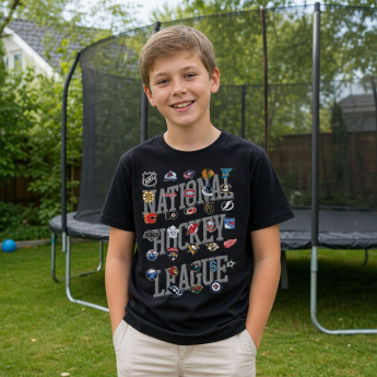 NHL produse tricou de copii All Teams Ss black
