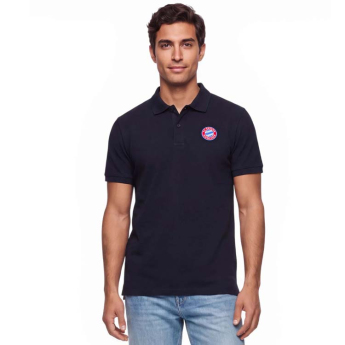 Bayern München tricou polo Essentials navy