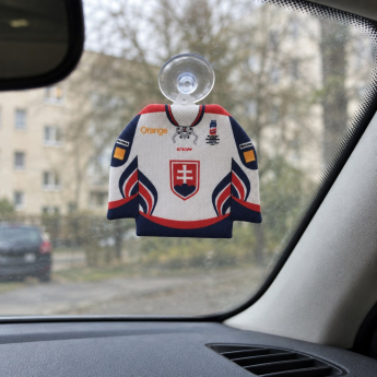 Echipa națională de hochei tricou mini auto Slovakia Ice Hockey Team White