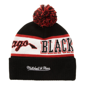 Chicago Blackhawks căciulă de iarnă Block Sweep Pom Knit