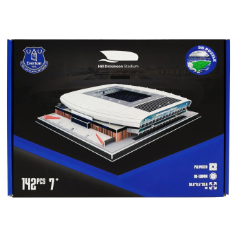 FC Everton set de construcție Hill Dickinson 3D Stadium Puzzle