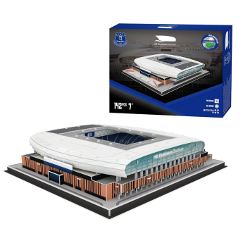 FC Everton set de construcție Hill Dickinson 3D Stadium Puzzle