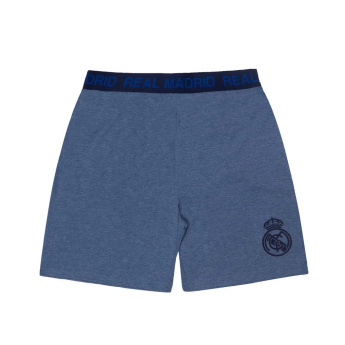 Real Madrid pijamale de bărbați Short Blue Marl