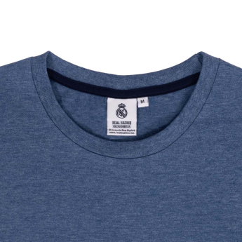 Real Madrid pijamale de bărbați Short Blue Marl