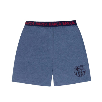 FC Barcelona pijamale de bărbați Short Blue Marl