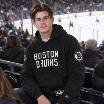 Boston Bruins hanorac de bărbați cu glugă Hat-Trick Hoodie