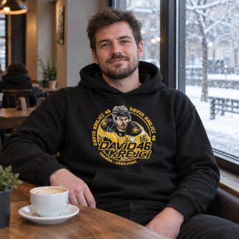 Boston Bruins hanorac de bărbați cu glugă David Krejčí #46 Exclusive Collection