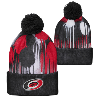 Carolina Hurricanes căciula de iarnă pentru copii Paint Splatter Cuffed
