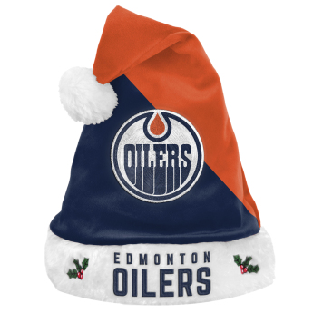 Edmonton Oilers căciulă de iarnă foco colorblock santa hat