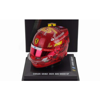 Modele auto și moto Model de cască 1:5 Carlos Sainz - SF Abu Dhabi 2024