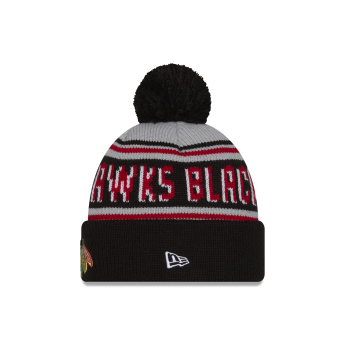 Chicago Blackhawks căciulă de iarnă NHL Pom Wordmark