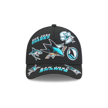 San Jose Sharks șapcă de baseball NHL 9FORTY M-Crown A-Frame Trucker All Over