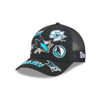 San Jose Sharks șapcă de baseball NHL 9FORTY M-Crown A-Frame Trucker All Over