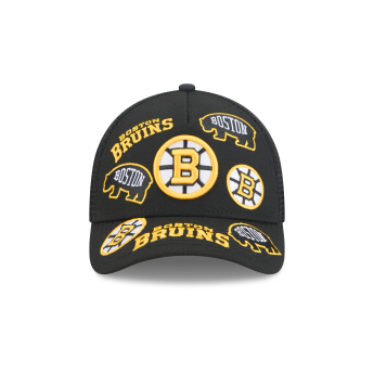 Boston Bruins șapcă de baseball NHL 9FORTY M-Crown A-Frame Trucker All Over black