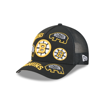 Boston Bruins șapcă de baseball NHL 9FORTY M-Crown A-Frame Trucker All Over black