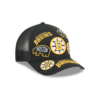 Boston Bruins șapcă de baseball NHL 9FORTY M-Crown A-Frame Trucker All Over black