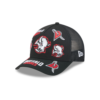 Buffalo Sabres șapcă de baseball NHL 9FORTY M-Crown A-Frame Trucker All Over black