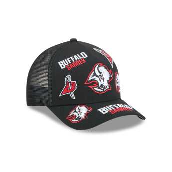 Buffalo Sabres șapcă de baseball NHL 9FORTY M-Crown A-Frame Trucker All Over black