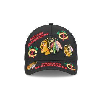 Chicago Blackhawks șapcă de baseball NHL 9FORTY M-Crown A-Frame Trucker All Over