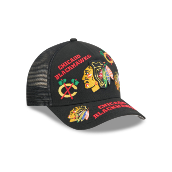 Chicago Blackhawks șapcă de baseball NHL 9FORTY M-Crown A-Frame Trucker All Over