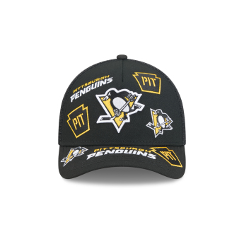 Pittsburgh Penguins șapcă de baseball NHL 9FORTY M-Crown A-Frame Trucker All Over