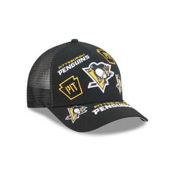 Pittsburgh Penguins șapcă de baseball NHL 9FORTY M-Crown A-Frame Trucker All Over