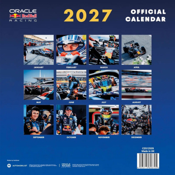 Red Bull Racing calendar Oracle Square 2027