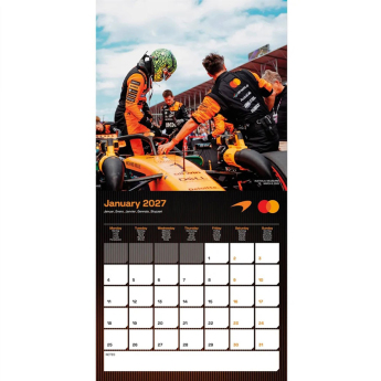 Mclaren Honda calendar Square 2027
