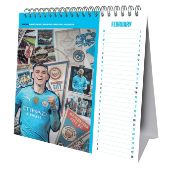 Manchester City calendar de birou 2027
