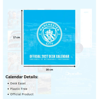 Manchester City calendar de birou 2027