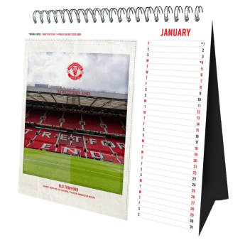 Manchester United calendar Desktop Calendar 2027