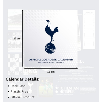 Tottenham Hotspur calendar de birou 2027