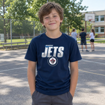 Winnipeg Jets tricou de copii Frosty Center Ultra blue