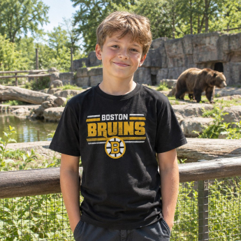 Boston Bruins tricou de copii Electric Snipe Ss Ultra Tm black